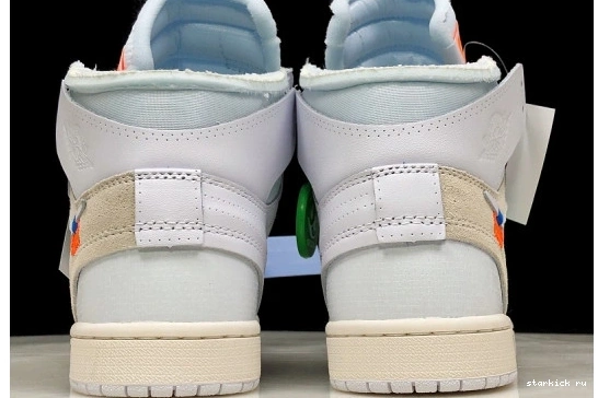 1 Retro O-W High Air AQ0818-100 White  100 AQ0818 Jordan 0722